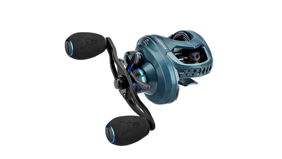Kast King MegaJaws Baitcasting Reels w/AutoMag Dual Braking System, Right, 6.5:1, KKRLCSTMJ65RBLC