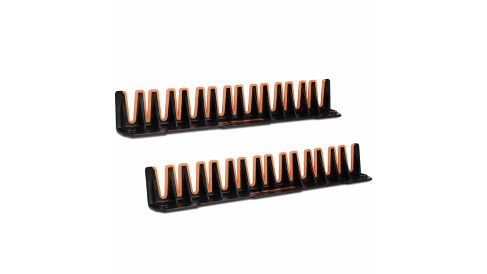 Kast King Patented V15 Vertical Fishing Rod Holder, Orange/Black, 2pc, KKTAROMRRV15BK2