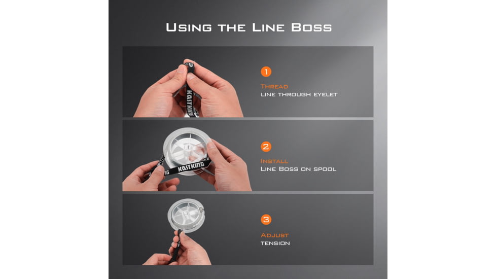 Kast King Radius KutR Line Spooler, Orange, KKTALIMSPLRAKOR