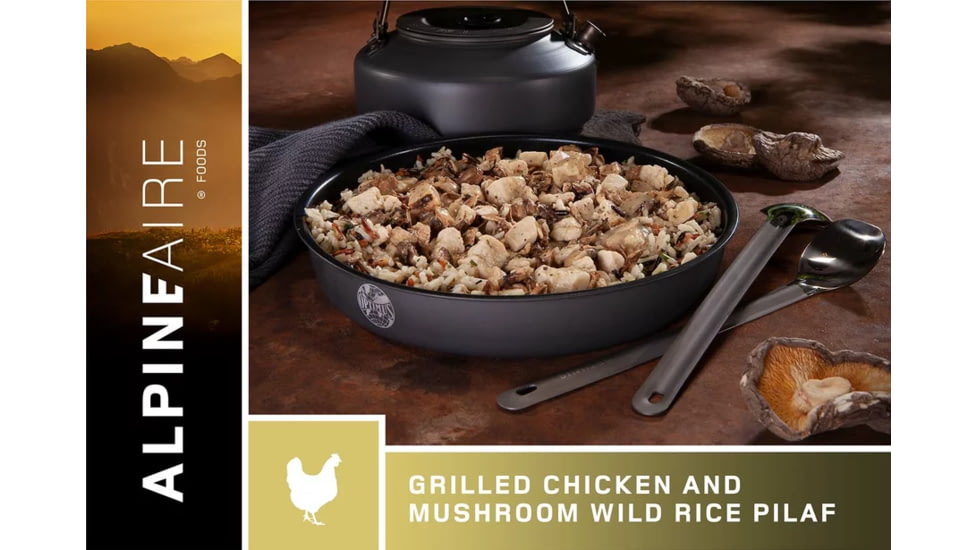 Katadyn Alpine Aire Foods Grilled Chicken and Mushroom Wild Rice Pilaf, 60350