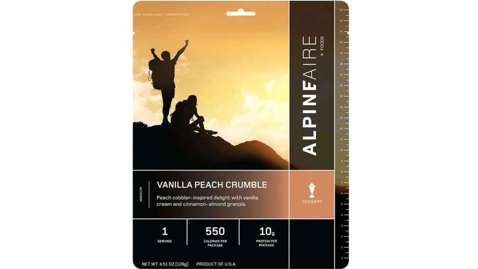 Katadyn Alpine Aire Foods Vanilla Peach Crumble, 60220