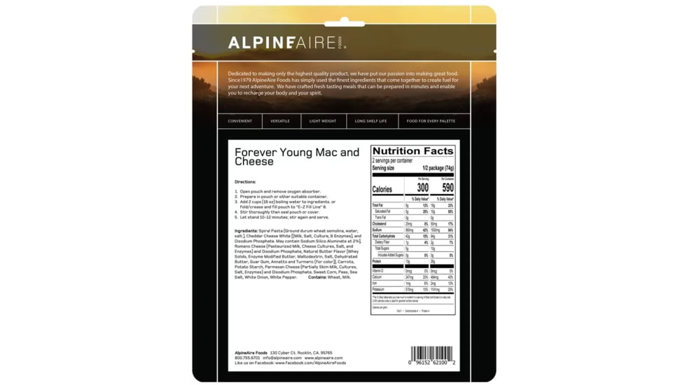 Katadyn Forever Young Mac w/Cheese, One Size, 62100