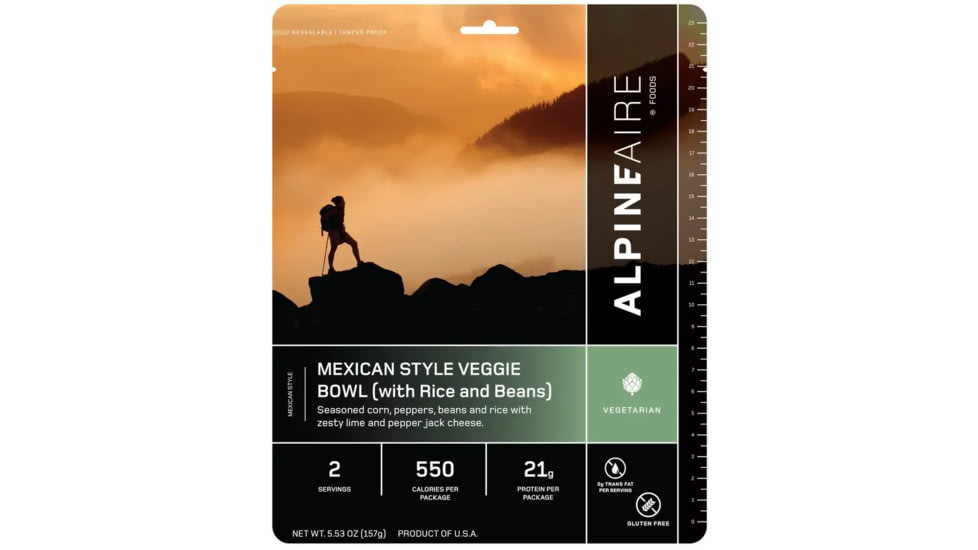 Katadyn Mexican Style Veggie Bowl w/Rice And Beans, One Size, 62110