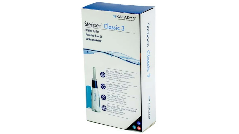 Katadyn Steripen Classic 3-UV Water Purifier, SP-MP-EF