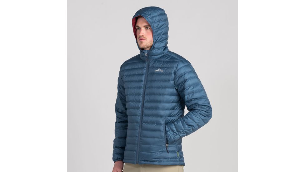 Kathmandu Heli Hooded Down Jacket - Mens, Blue Teal, L, A0268/NDK/L