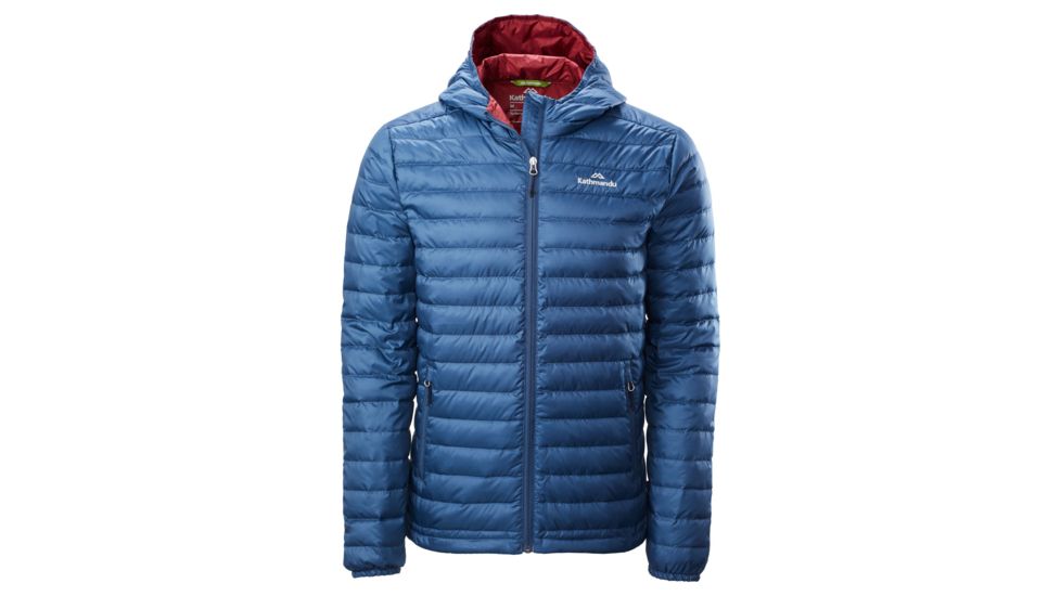 Kathmandu Heli Hooded Down Jacket - Mens, Blue Teal, L, A0268/NDK/L