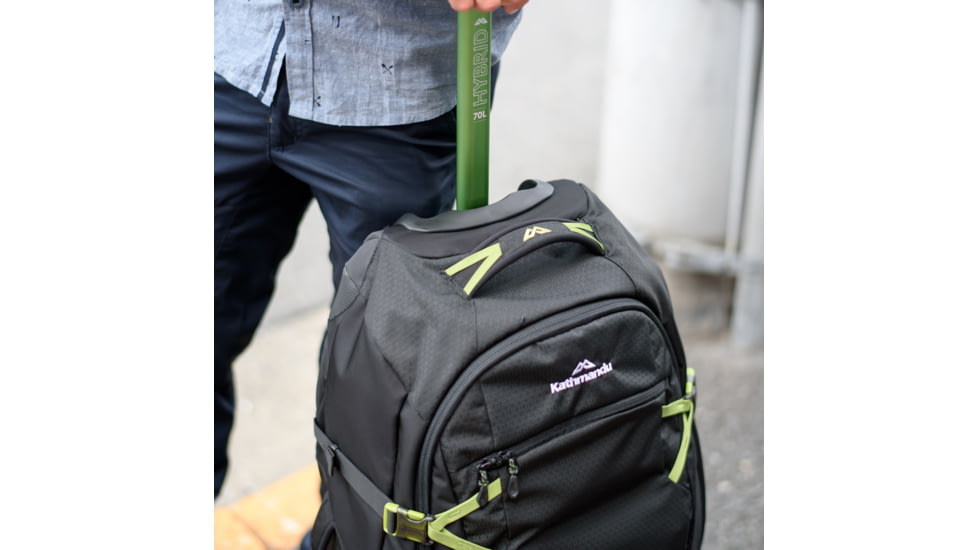 Kathmandu Hybrid Trolley Bag, Black, 70 Liters, 40826/902/70 LTR