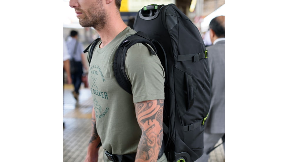 Kathmandu Hybrid Trolley Bag, Black, 70 Liters, 40826/902/70 LTR