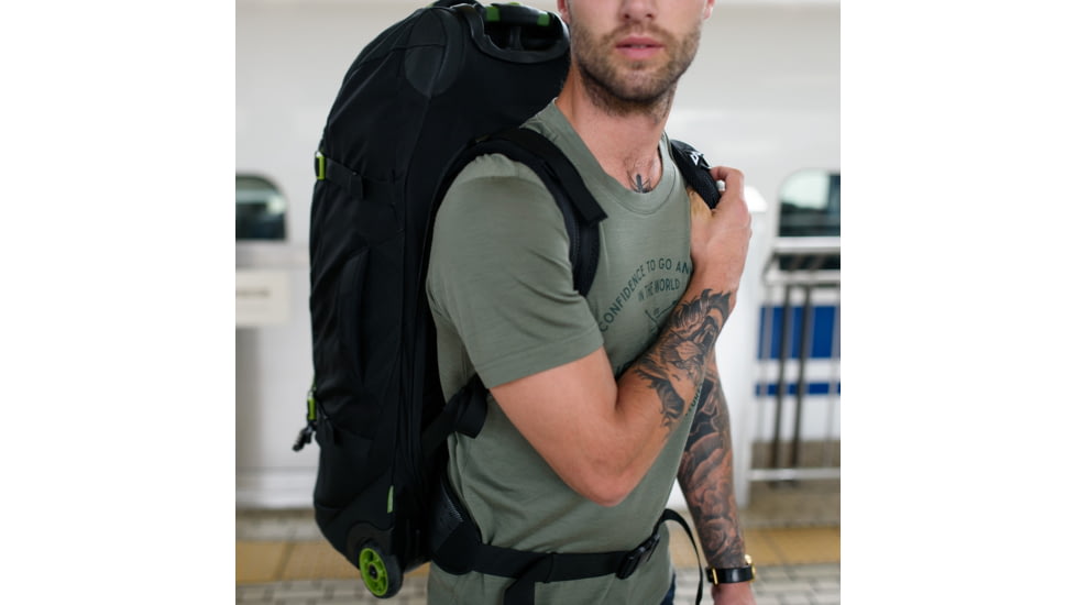 Kathmandu Hybrid Trolley Bag, Black, 70 Liters, 40826/902/70 LTR