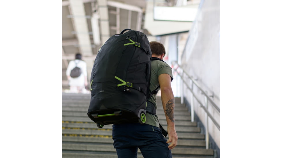 Kathmandu Hybrid Trolley Bag, Black, 70 Liters, 40826/902/70 LTR