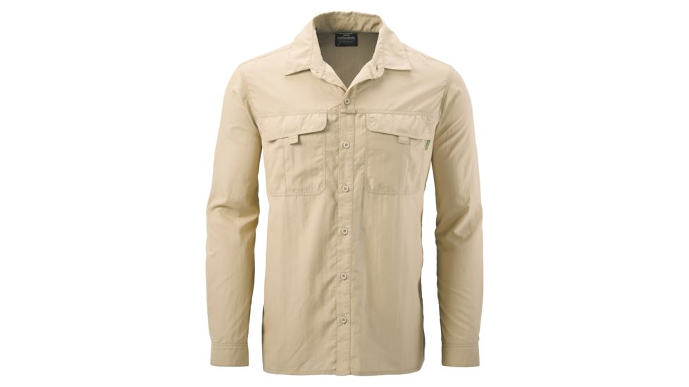Kathmandu Kangsar buzzGUARD Long Sleeve Hiking Shirt - Mens, Honey, Extra Large, 14853/079/XL