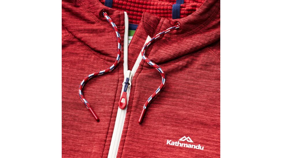 Kathmandu Otaki Hooded Jacket - Mens, Chilli Pepper Marle, L, A0560/NHJ/L