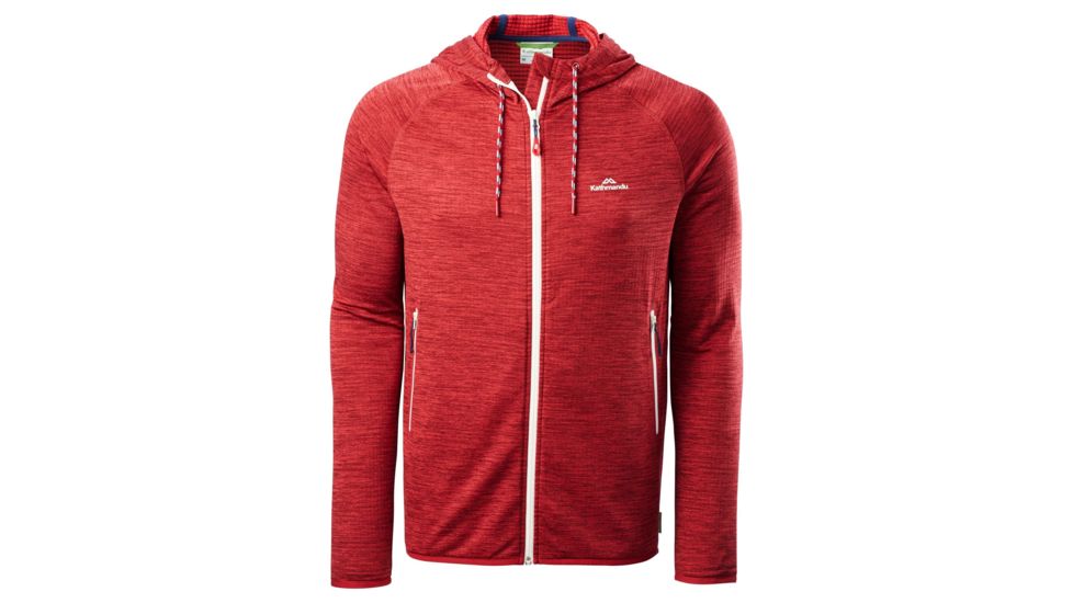 Kathmandu Otaki Hooded Jacket - Mens, Chilli Pepper Marle, L, A0560/NHJ/L