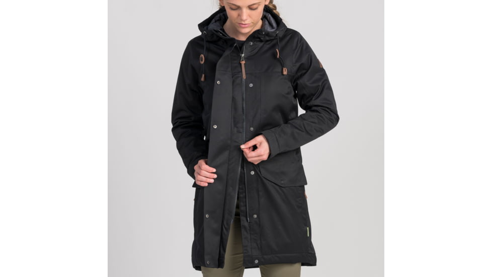 Kathmandu Stockton Rain Coat - Womens, Black, 10, A0437/902/10