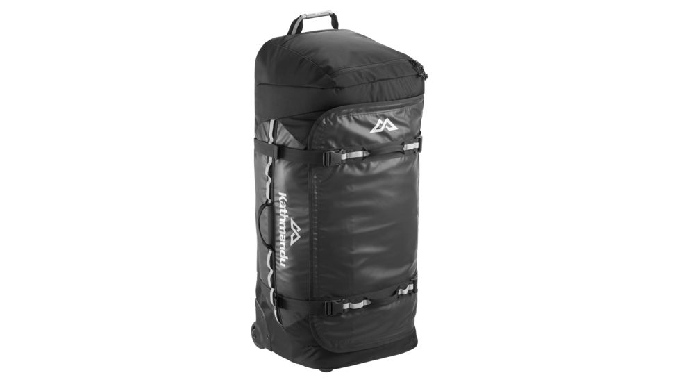 Kathmandu Super Tanker Trolley Bag, 120 Liters, V3, Black, 40753/902/120LT
