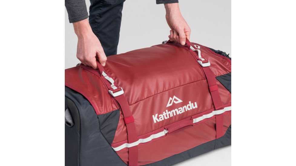 Kathmandu Super Tanker Trolley v3 - 120L, Russet/Midnight Navy, 120L, 40753/NFF/120LT