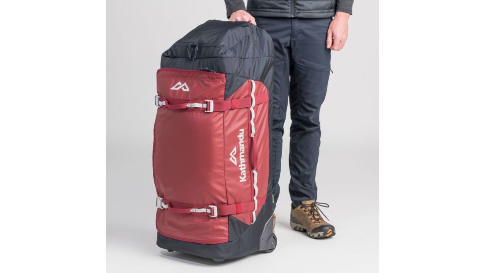 Kathmandu Super Tanker Trolley v3 - 120L, Russet/Midnight Navy, 120L, 40753/NFF/120LT