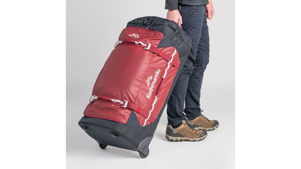 Kathmandu Super Tanker Trolley v3 - 120L, Russet/Midnight Navy, 120L, 40753/NFF/120LT