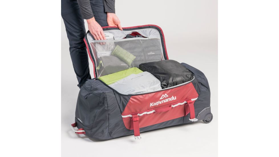 Kathmandu Super Tanker Trolley v3 - 120L, Russet/Midnight Navy, 120L, 40753/NFF/120LT