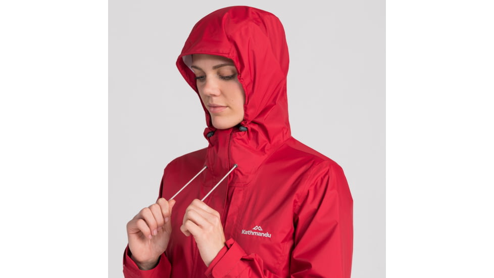 Kathmandu Trailhead Rain Jacket v2 - Womens, Chilli Pepper, 8, A0434/260/8