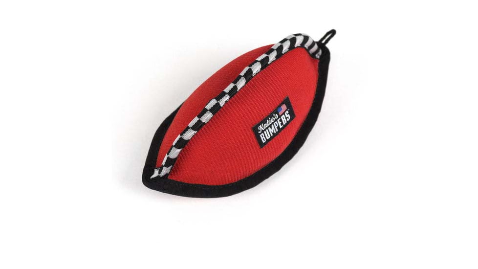 Katie's Bumpers Football Dog Toy, Red, HH30RED