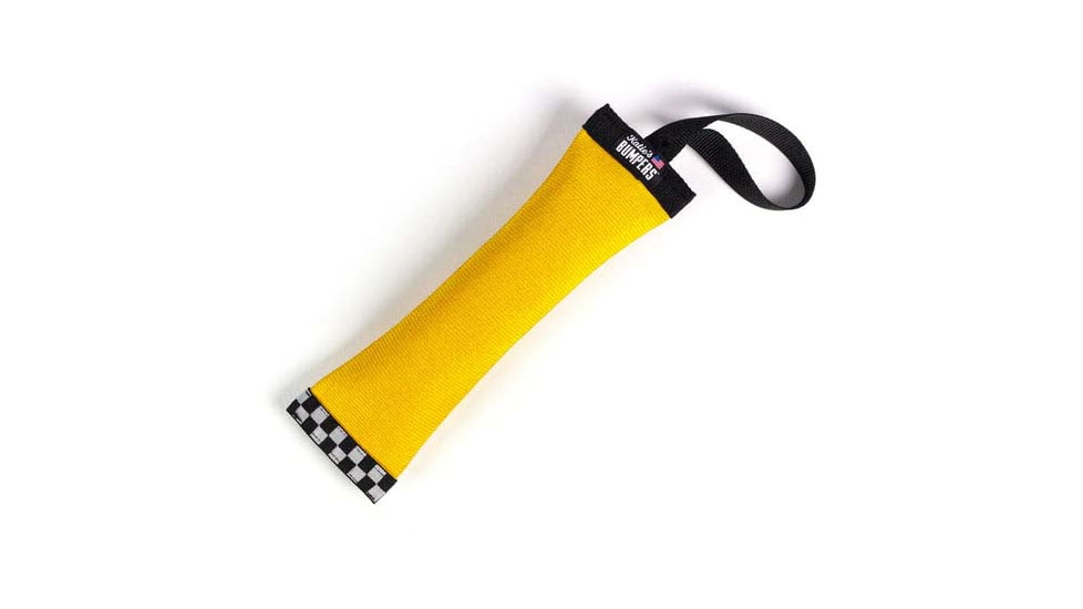 Katie's Bumpers Super Sqwuggie Dog Toy, Yellow, KBSQ2YEL