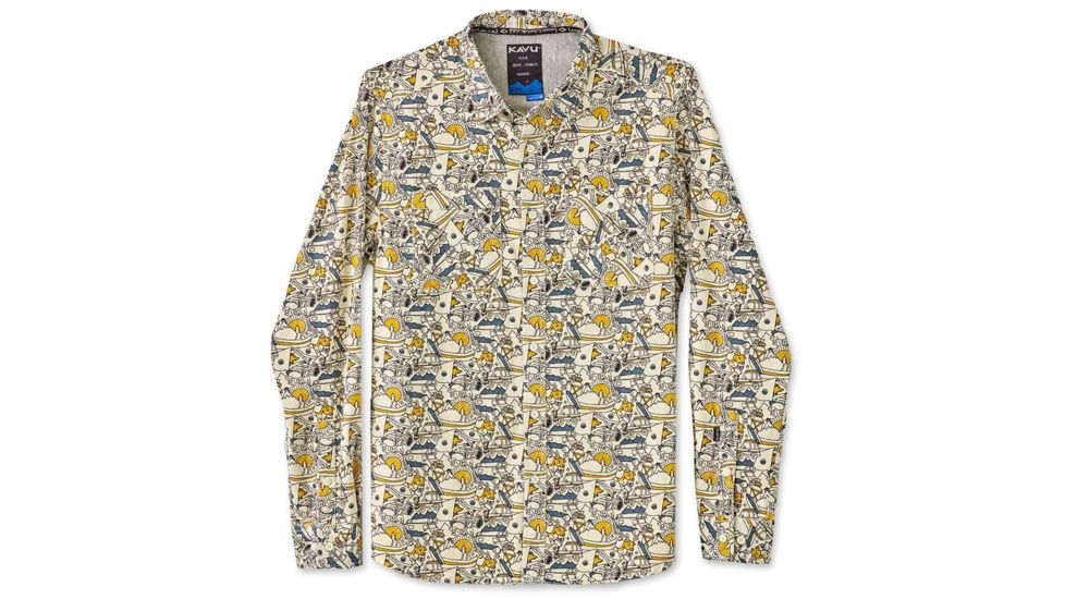 KAVU Beckler Shirt - Mens, Road Trip, M, 5041-809-2