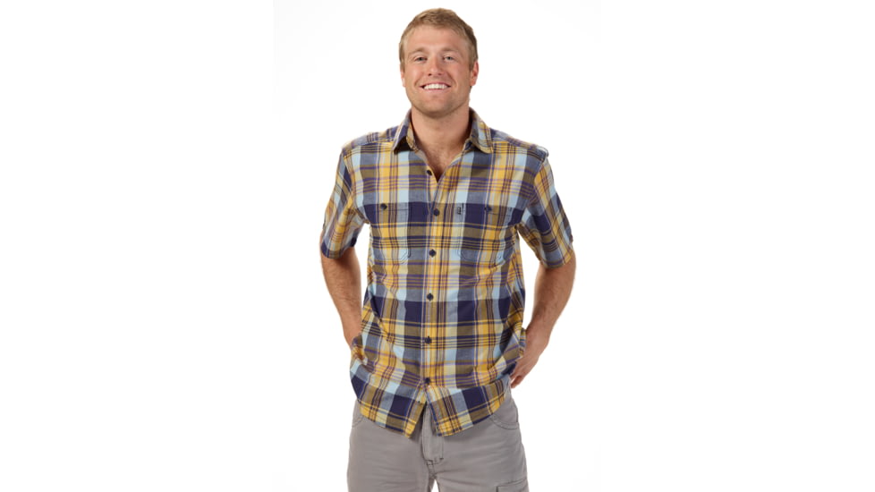 Kavu Big Joe Short Sleeve Shirt - Men's-Large-Blue Punch