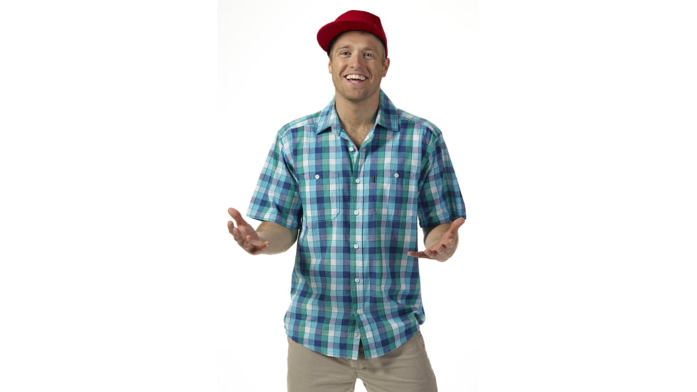 Kavu Big Joe Short Sleeve Shirt - Men's-X-Large-Blue Punch
