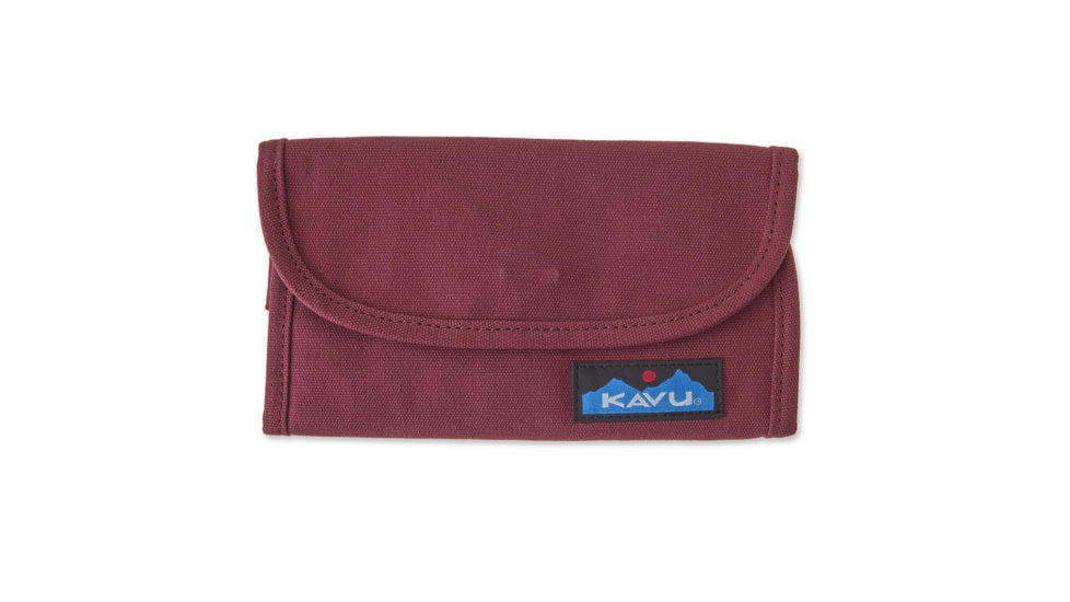 KAVU Big Spender Tri-Fold Wallet, Port, 965-785-