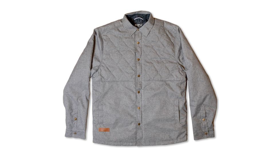KAVU Delridge Jacket - Mens, Heather Grey, S, 373-807-1