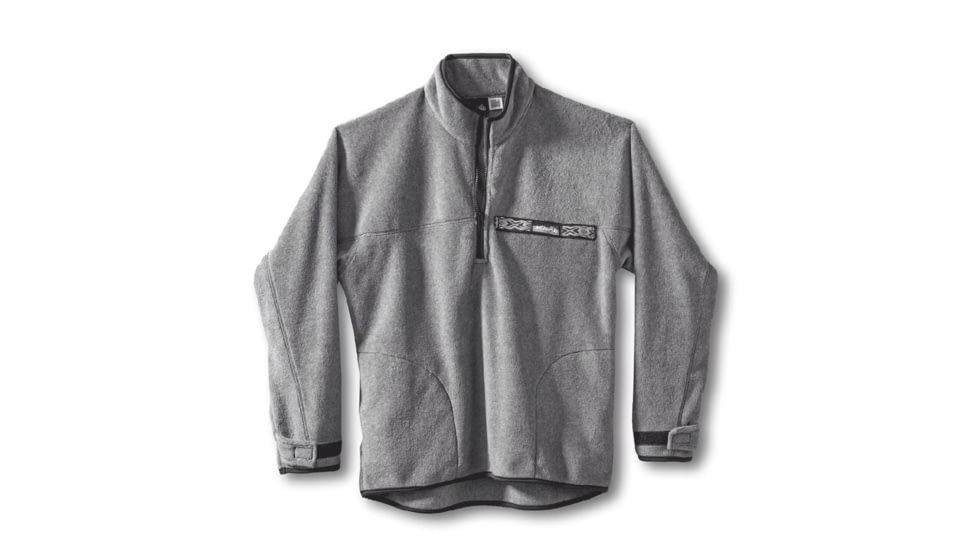 Fleece Throwshirt - Mens-Charcoal-X-Large