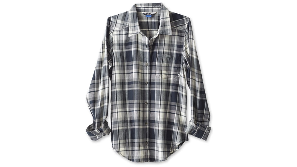 Kavu Georgia Long Sleeve Shirt - Women's-Black Smoke-Small