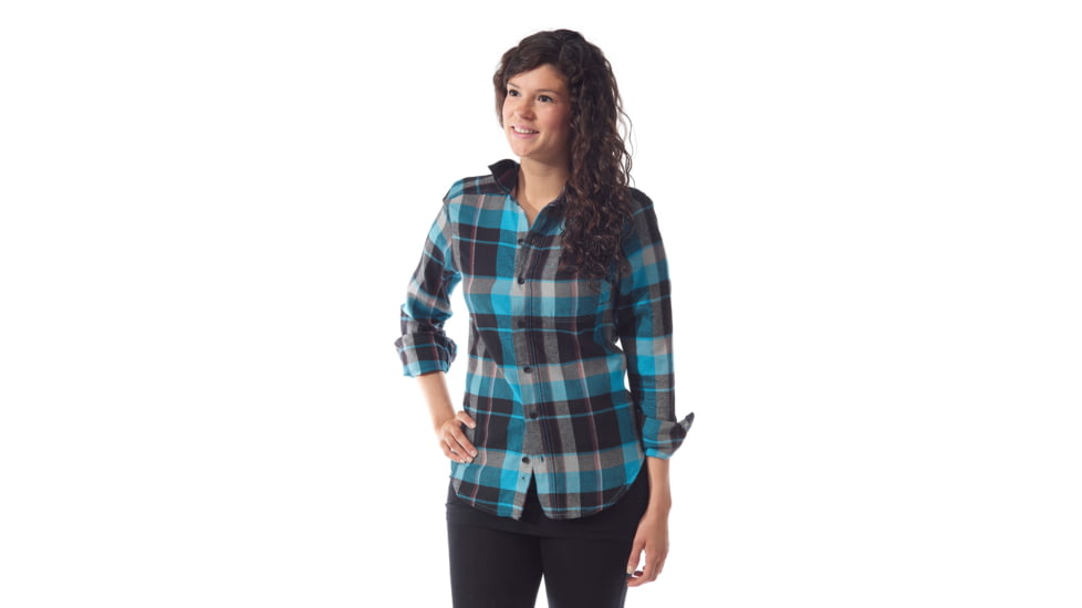 Kavu Georgia Long Sleeve Shirt - Women's-Peacock-Small