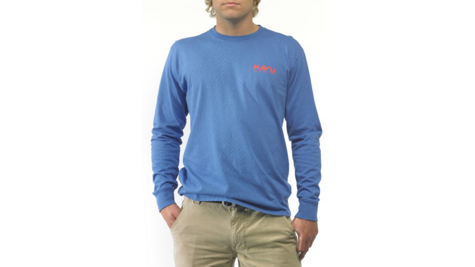 Kavu Klear Above Long Sleeve Shirt - Men's-Blue Scout-Small