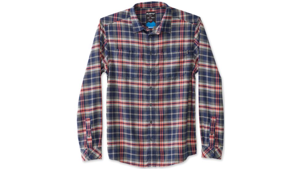 Kavu Morton Long Sleeve Top - Men's-Midnight-Medium