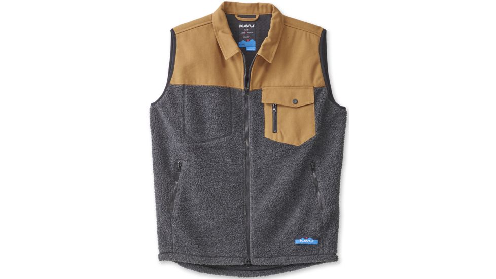Kavu Open Range Vest - Men's-Black Smoke-Medium
