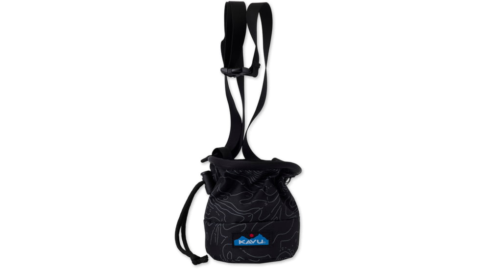 Kavu Peak Seeker Chalk Bag-Black Topo