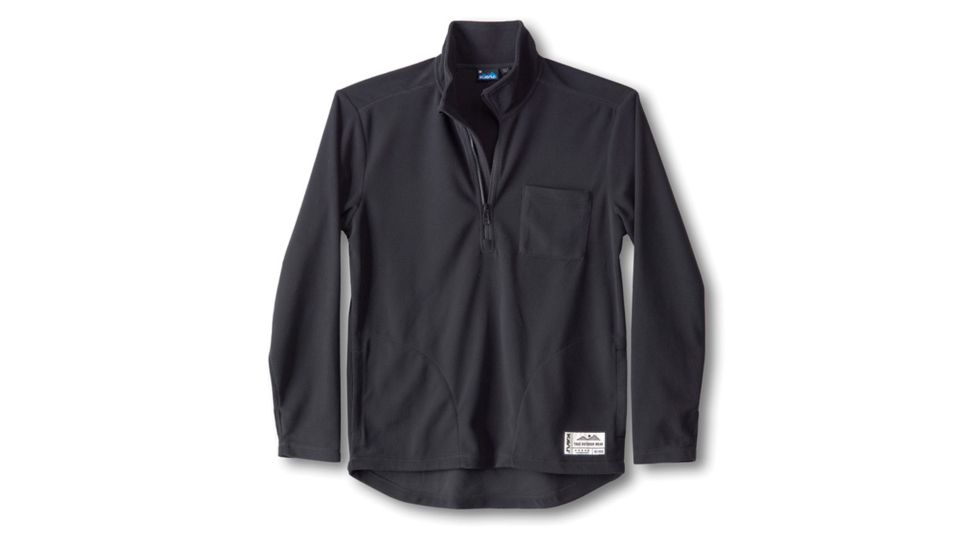 Kavu Ridgeway Fleece Top Men Blk Md 340-20-2