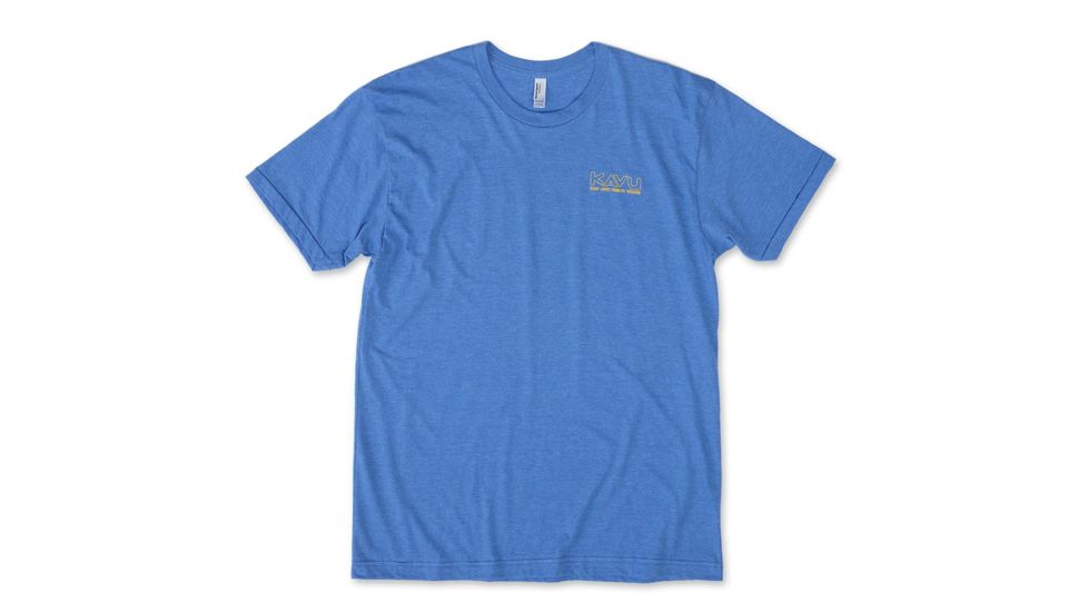 KAVU Sasquatch Go T-Shirts - Mens, Heather Blue, Small, 8067-992-1