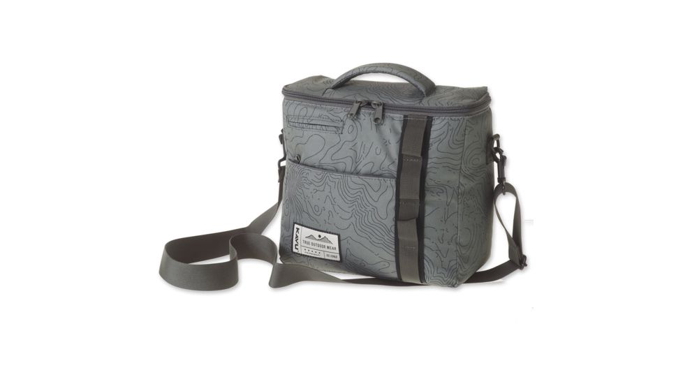 KAVU Snack Sack Cooler, Green Topo, One Size, 9055-1018-
