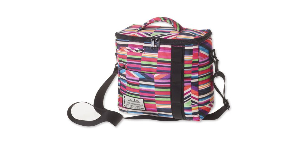 KAVU Snack Sack Cooler, Jewel Stripe, One Size, 9055-1024-