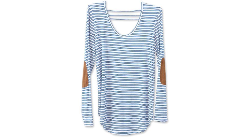 KAVU Sunridge Shirt - Womens, Nautical Stripe, L, 2113-405-3