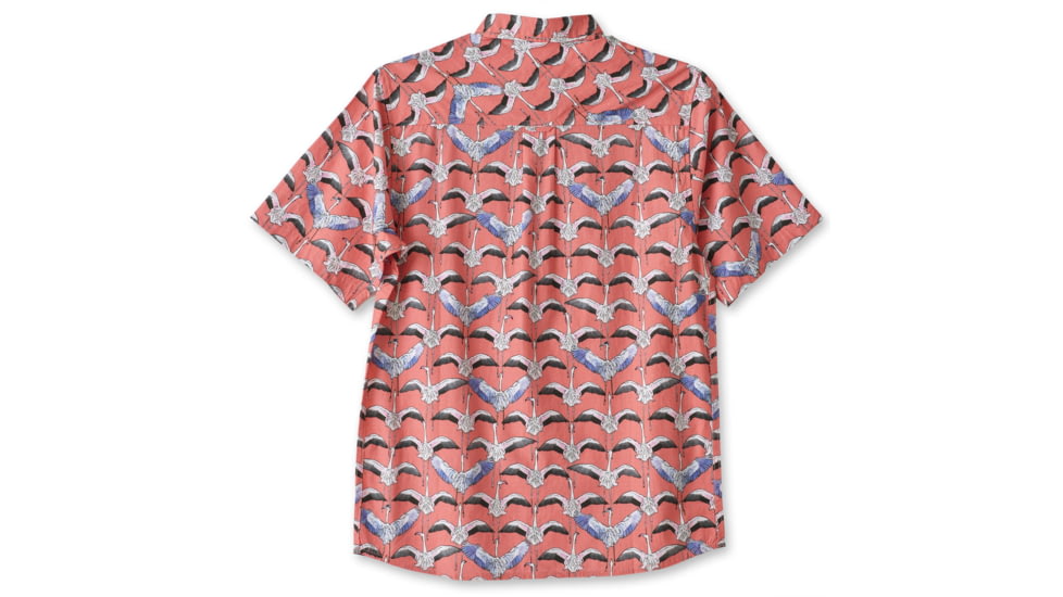 KAVU The Jam Shirt - Mens, Flamingo Flys North, Medium, 5141-1225-2