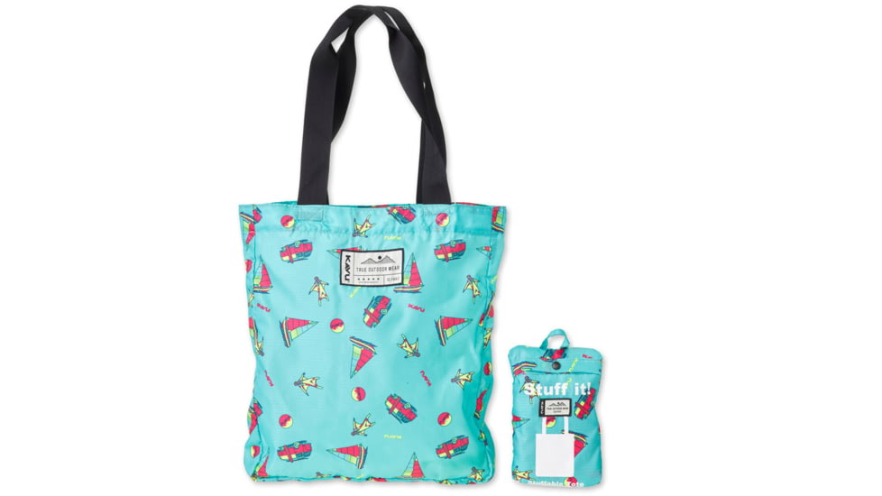 Kavu Totes McGotes Tote-Aqua Wingman