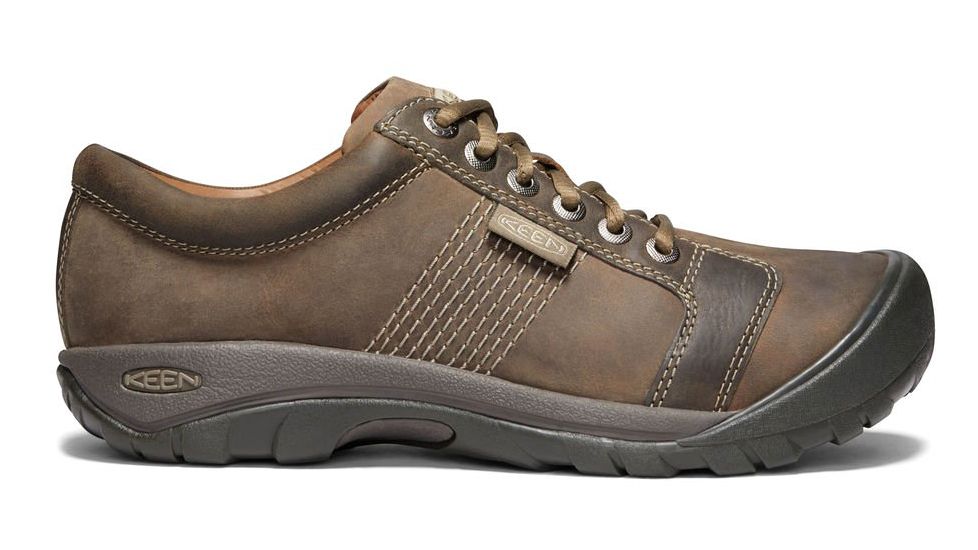 KEEN Austin Casual Boot - Mens, Brindle/Bungee Cord, 8.5 US, 1019471-200-8.5