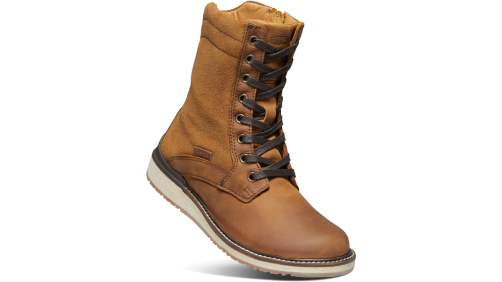 KEEN Bailey Lace Boot - Womens, Cognac, 10 US, 1021530-201-10