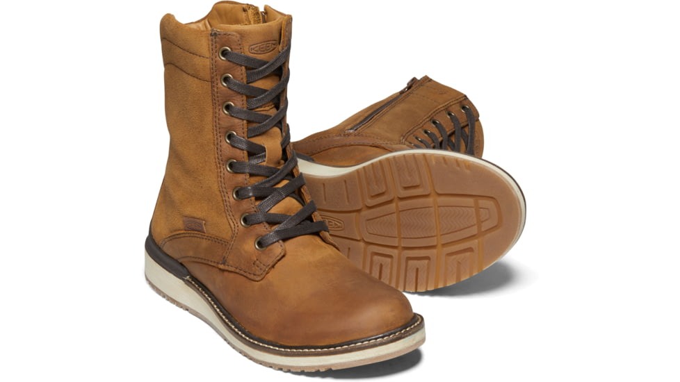 KEEN Bailey Lace Boot - Womens, Cognac, 10 US, 1021530-201-10