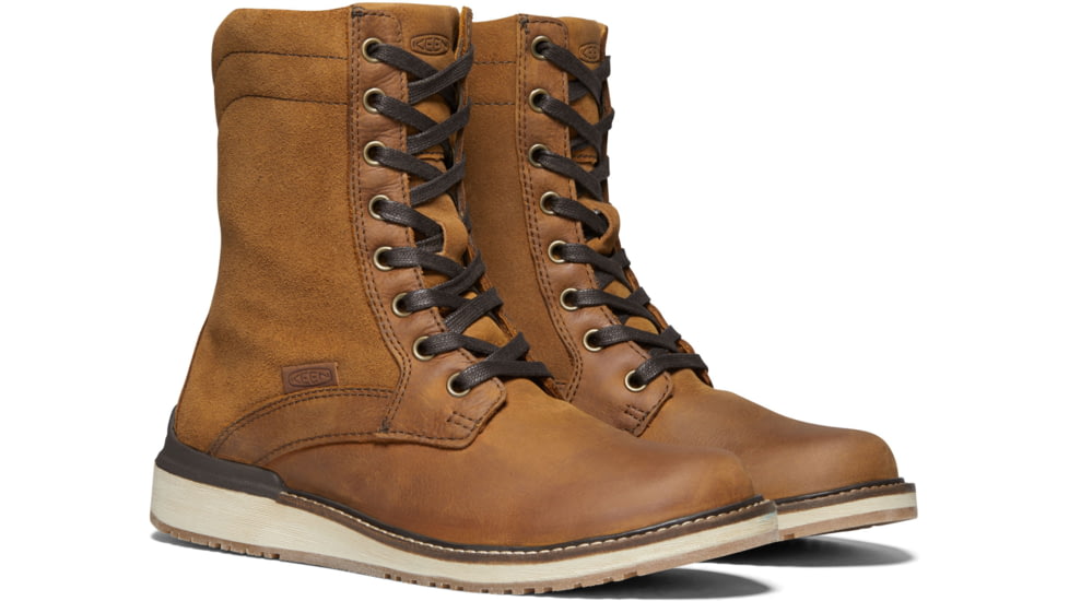 KEEN Bailey Lace Boot - Womens, Cognac, 10 US, 1021530-201-10