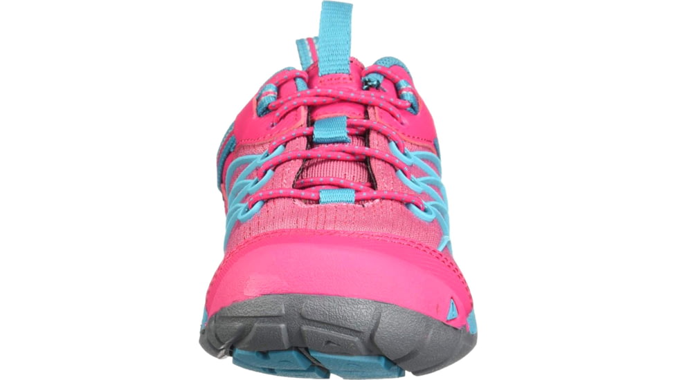 KEEN Big Kids Chandler CNX Sandals, Bright Pink/Lake Green, 1, 1020653-600-1